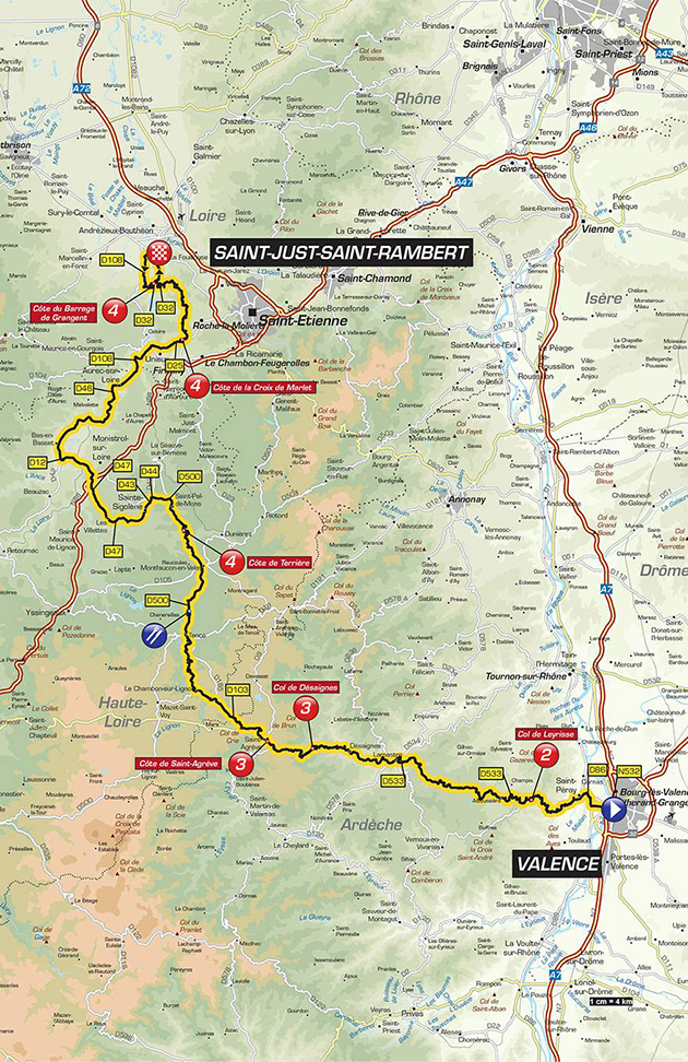 Dauphine stage 1 map